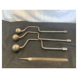 3-Vintge Speeder Wrenches