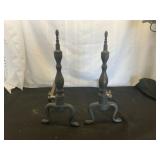Vintage Fireplace Andirons