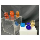 Glass Owl Figurines