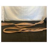 Western Leather Horse Headstall & Reins
