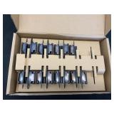Amazon Basics 3/8? inset hinge set of 10 new in