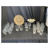 Assorted Glass wear & Serving Dishes
