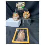 Owl-Themed Ceramic Banks