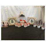 Christmas Goodies : Glasses, Mugs Plates, Pitcher