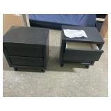 2-  Black Ashley Nightstands