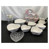 VTG Heart Shaped Dishes and More