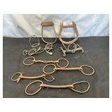 VTG Wood Stirrups & VTG Bits