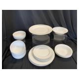 White Porcelain Kitchenware Set