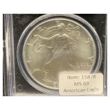 2004 1 Oz. Silver American Silver Eagle Dollar
