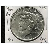 1922-D Peace Silver Dollar *KEY DATE*
