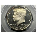 1976-S Proof 69 JFK Half Dollar CASED