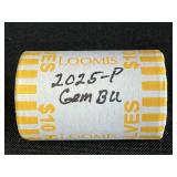 Original Roll 2025-P Half Dollars