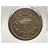 1866 2-Cent Copper Coin