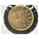 1863 Civil War Token *RARE*