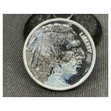 1 Oz. Silver Round Indian-Buffalo