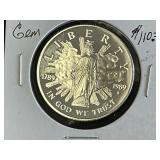 1989-S Liberty Proof  Silver Dollar