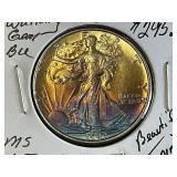 1943-P Walking Liberty 50 Cent *Beautiful Toning*