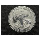 2018 1/2 Oz. Silver Bear Canada Round