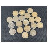 (20) Indian Head Pennies