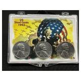 1931 P, D, & S US Steel Pennies Set in Case