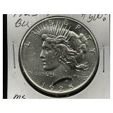 1925-P Peace Silver Dollar