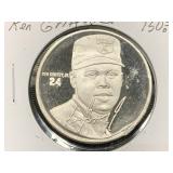 1 Oz. Silver Round #24 Ken Griffey Jr.