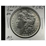 1884-P Morgan Silver Dollar