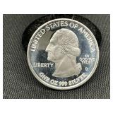 1 Oz. Silver Round George Washington