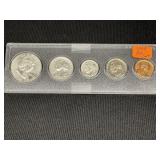1963 Silver Coin Set CASED BU