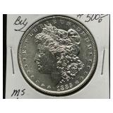 1885-P Morgan Silver Dollar