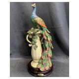 Toscany Peacock Statue Figurine