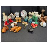 Large Vintage Salt & Pepper Shaker Lot