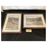 Framed Yellowstone Landscape Photos