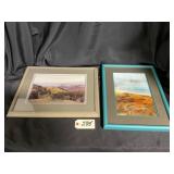 Two Framed Nature Photographs