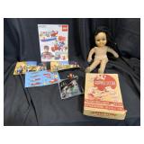 Antique Doll with Painted Face & cloth body!