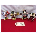 VTG Disney Mickey & Minnie Christmas Ornaments