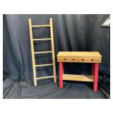 Vintage Wooden PlaySkool Tool Bench