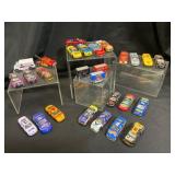 Large Collection of Diecast Race Cars