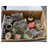 Assorted Glass Canning and Storage Jars