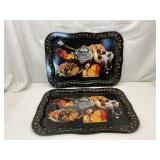 2-VTG Coca Cola Trays