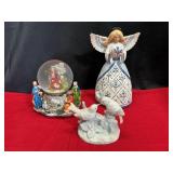 2003 Jim Shore Angel, Nativity Music Globe