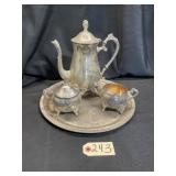Vintage Silver Plated Tea Set