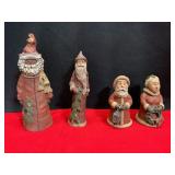 Collection of Sarah Schultz Christmas Figurines