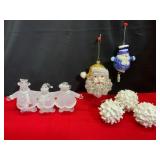 VTG House of Lloyd Glass Snowmen, Santaï¿½s & More