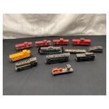 Vintage Model Train Car and Locomotive