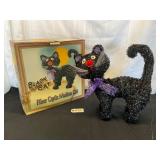 Vintage Fiber Optic Halloween Cat