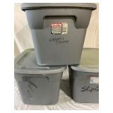Set of 3 Sterilite 18 Gallon Totes
