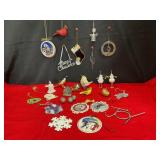 Bird Christmas Ornaments, Pewter Angel, More!