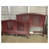 Queen Size Sleigh Headboard & FootBoard.
