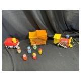 Vintage Fisher Price TOOT TOOT TRAIN #643 Wood &
